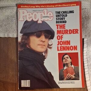 People Weekly Magazine - Red and Black Cover